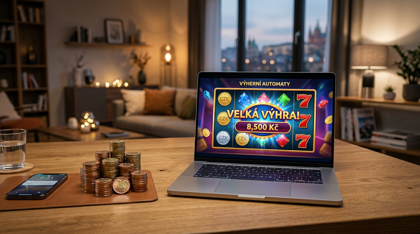 Online casino vklad 200 Kč a hry na notebooku